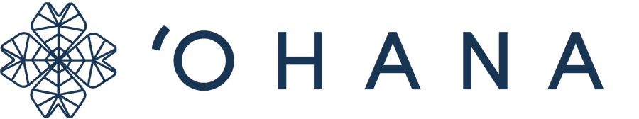 ‘Ohana – the coffee family logó (kék)